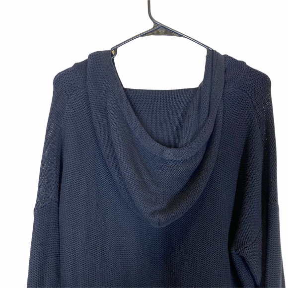 T Alexander Wang Black Knit Sweater with Hood sz Medium - Picture 6 of 7